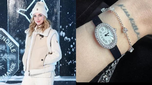 Chiara Ferragni mostra sui social il suo nuovo orologio di lusso