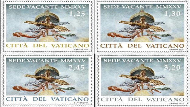 La Sede Vacante anche nei francobolli vaticani