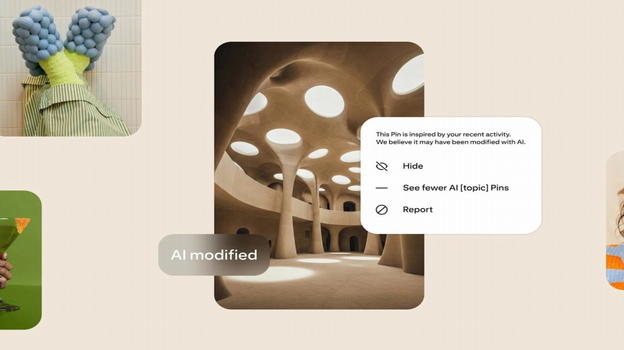 Pinterest dichiara guerra all’intelligenza artificiale: arrivano le etichette anti-AI per immagini più autentiche