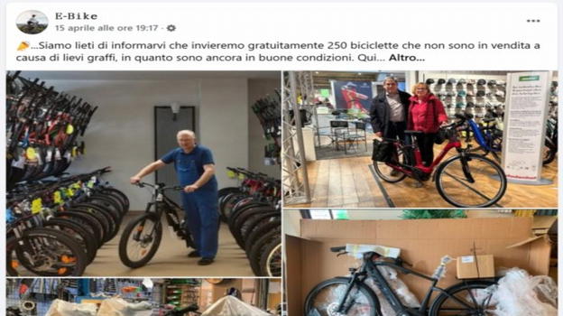 “Condividi il post e vinci 250 e-bike”: la truffa Facebook che si veste da regalo (e ti ruba i dati)