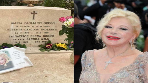 Tomba di Sandra Milo deturpata, la rabbia della figlia