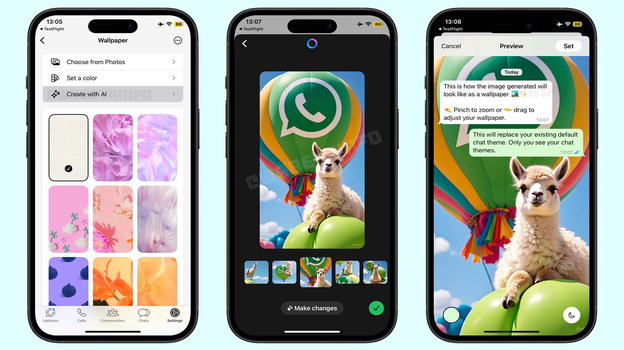 WhatsApp rivoluziona gli sfondi: in arrivo su iOS la generazione AI con Meta