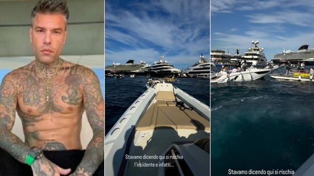 Fedez tra yacht, caos in mare e party esclusivi: weekend da star al GP di Monaco