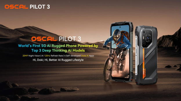 Oscal Pilot 3: arriva lo smartphone corazzato con ChatGPT, Gemini e DeepSeek a bordo