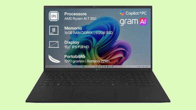 LG gram con AMD Ryzen AI: il nuovo Copilot+ PC potente, leggero e smart