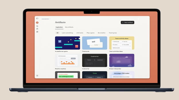 Claude AI ora ti fa creare app direttamente in chat