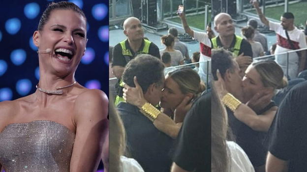 Michelle Hunziker e Nino Tronchetti Provera: è amore vero, baci in pubblico al concerto di Vasco