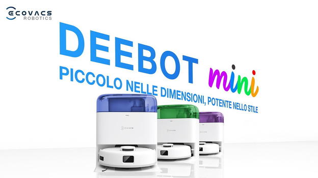 ECOVACS DEEBOT mini: potenza e stile in un robot aspirapolvere compatto e silenzioso
