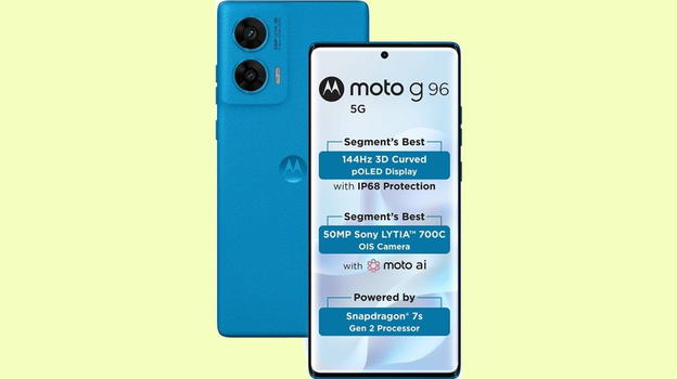 Moto G96 5G: il nuovo medio gamma di Motorola combina stile Pantone e potenza Snapdragon con schermo a 144 Hz