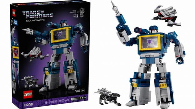 Lego Soundwave Decepticon: il set parlante che si trasforma con Ravage e Laserbeak
