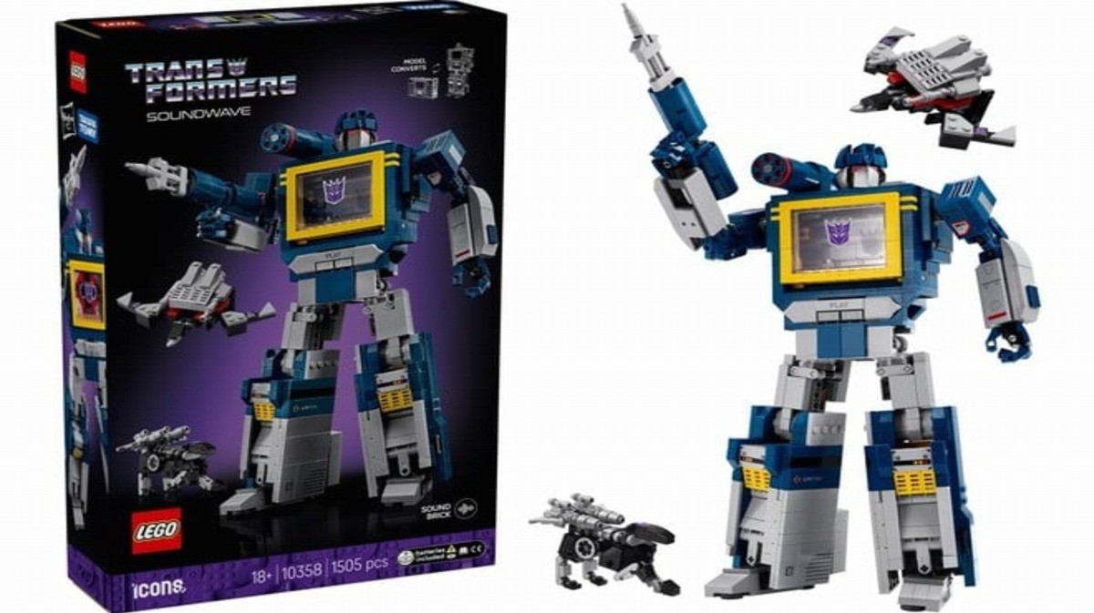 Lego Soundwave Decepticon: il set parlante che si trasforma con Ravage ...