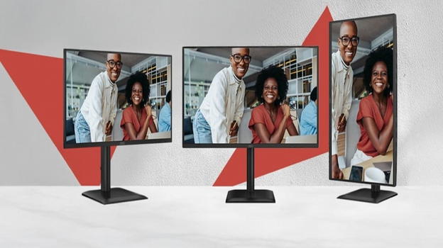 Essential E4 di AOC: monitor performanti e sostenibili per il lavoro ibrido del futuro
