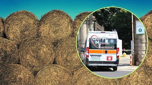 Alessandria, padre di tre figli perde la vita schiacciato da una rotoballa durante il lavoro nei campi