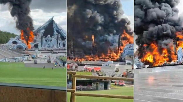 Belgio: un incendio divampa sul palco del Tomorroland che avrebbe dovuto tenersi venerdì 18