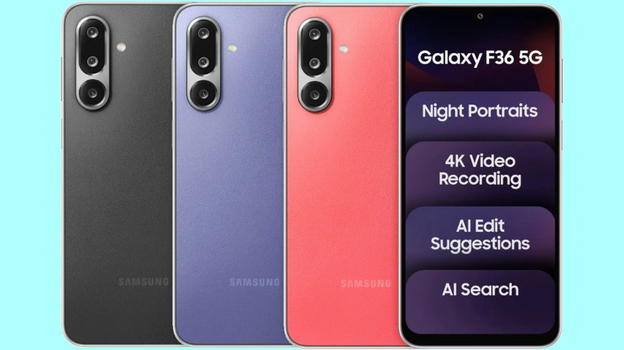 Samsung Galaxy F36 5G: ufficiale in India il nuovo mid-range con schermo AMOLED 120Hz e 6 anni di aggiornamenti