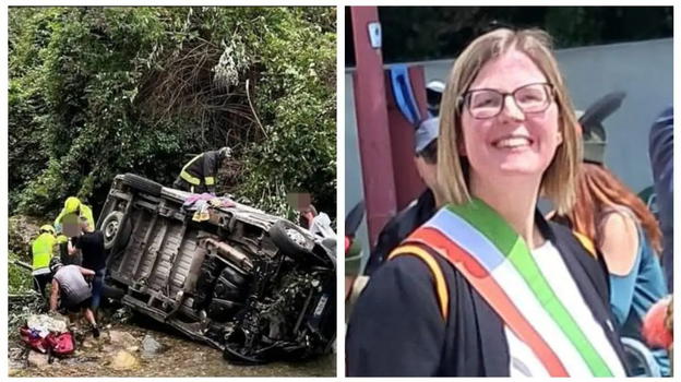 Assessora salva i ragazzi autistici precipitati con il pullman nel torrente