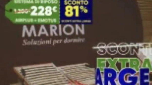 Marion Materassi multata per 3 milioni: finti sconti e pressioni nelle televendite