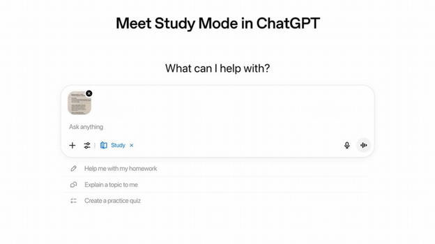 ChatGPT lancia la modalità studio: il tutor digitale che trasforma il modo di imparare