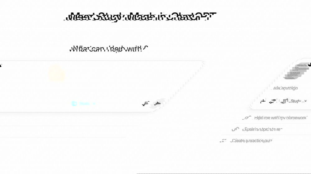 ChatGPT lancia la modalità studio: il tutor digitale che trasforma il modo di imparare