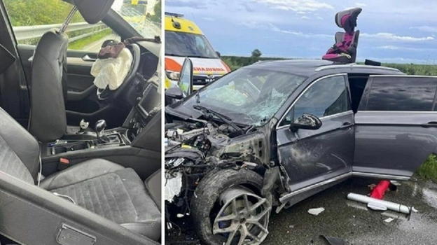 Maxi evento stradale con otto persone coinvolte, gravissima la bimba di due anni: ipotesi anatra in strada e sorpasso azzardato