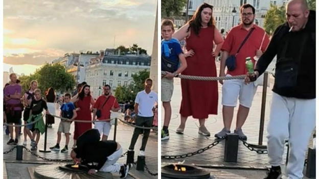 Accende la sigaretta con la fiamma del Milite Ignoto: gesto irrispettoso che scatena polemiche e indagini