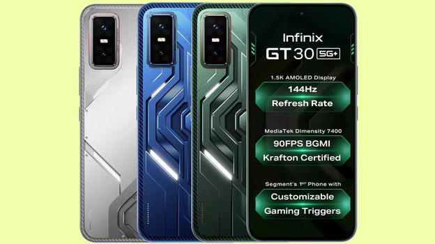 Infinix GT 30 5G+: il nuovo smartphone gaming con display AMOLED 144 Hz e sistema di raffreddamento avanzato