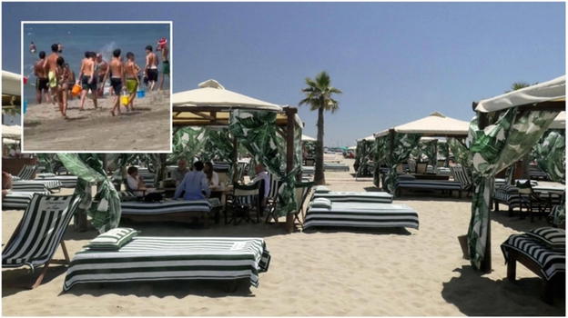 Secchiate d’acqua contro i ricchi clienti del Twiga: la bravata dei ragazzini in spiaggia