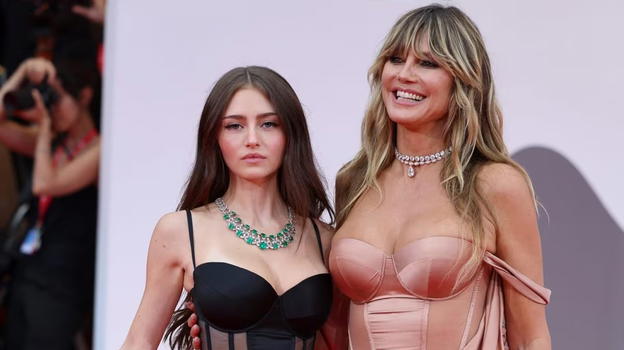 Heidi Klum e la figlia Leni, due regine sul red carpet del Festival di Venezia