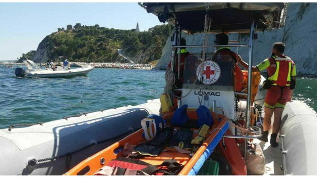 Giovane di 23 anni scompare in mare a Sirolo: soccorsi in azione tra onde agitate