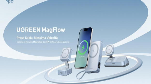UGREEN MagFlow: la nuova generazione di caricatori wireless per iPhone e Android