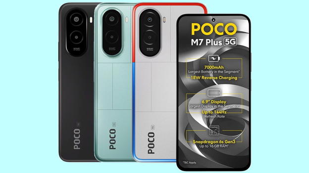 POCO M7 Plus 5G: arriva la nuova Limited Edition da 4 GB in India con batteria da 7.000 mAh