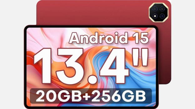 Teclast T65 Plus: il maxi tablet rosso da 13,4” che punta su batteria e multimedialità