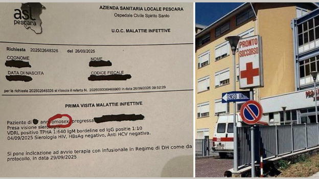 "Paziente omosex" sul referto: il caso che solleva dubbi su privacy e rispetto negli ospedali