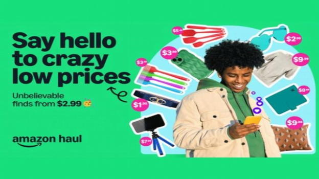 Amazon Haul sbarca in Italia: prezzi bassi per sfidare Temu e Shein
