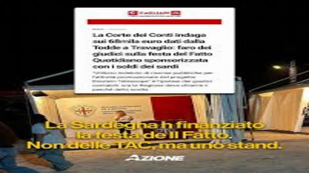 La Regione Sardegna e la sponsorizzazione della festa de Il Fatto Quotidiano: si accende il faro della Corte dei Conti
