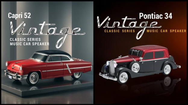 Unix lancia altoparlanti Bluetooth che ricordano note auto d’epoca