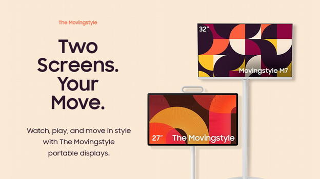 Samsung Movingstyle: innovazione portatile con touchscreen QHD e Smart Monitor 4K