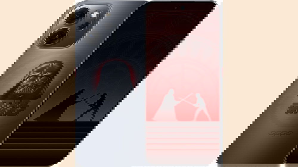 OPPO Reno14 F 5G Dark Side Limited Edition: il lato oscuro della Forza nelle tue mani