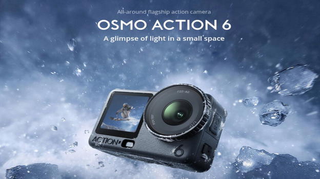 DJI Osmo Action 6: rivoluzione nel settore action cam con apertura variabile e sensore quadrato