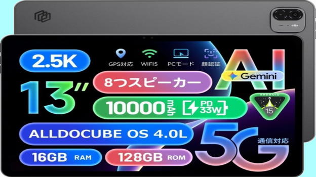 Alldocube iPlay 70 Max Pro 5G: il grande tablet economico che debutta in Giappone con un nuovo chipset