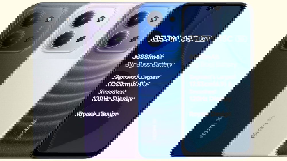 Redmi 15C 5G: in India debutta lo smartphone maxi-display che punta su autonomia, 5G e prezzo competitivo