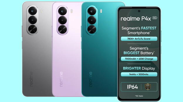 realme P4x 5G debutta: display a 144Hz, Dimensity 7400 Ultra e una batteria monstre da 7000 mAh