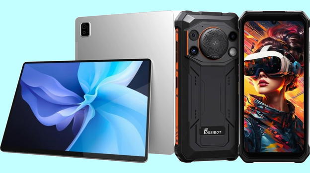 Due novità tech cinesi tra tablet gigante e smartphone rugged: Jumper EZpad Max15 e FOSSiBOT F110L