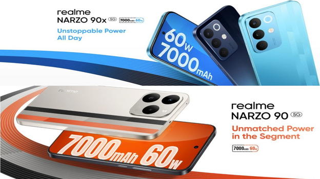 Realme Narzo 90 e Narzo 90x ufficiali: display veloci, batterie enormi e prezzi aggressivi