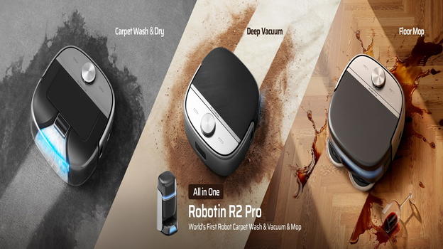 Robotin R2 Pro: al CES 2026 il primo robot modulare per lavaggio, aspirazione e pulizia a umido