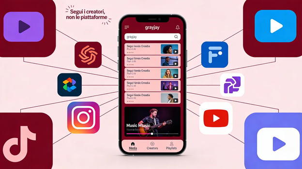 Grayjay, l’app che mette i creatori al centro: streaming multi‑servizio senza pubblicità invasiva