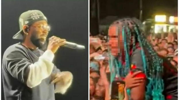 Kendrick Lamar interrompe il concerto per festeggiare il compleanno di una fan