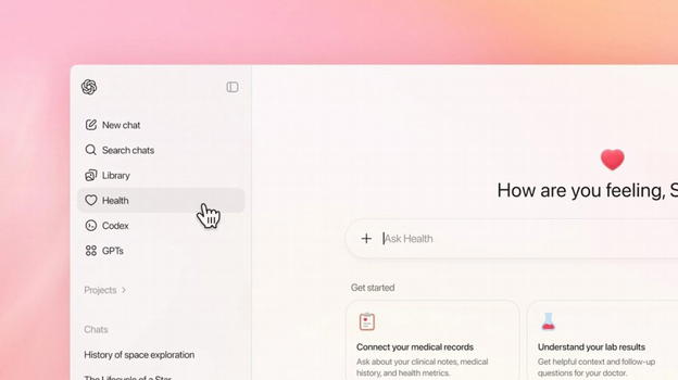 OpenAI lancia ChatGPT Health: l’intelligenza artificiale ora dialoga con cartelle cliniche e app per il benessere