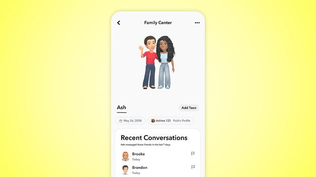 Snapchat potenzia il Family Center: più controllo e trasparenza per i genitori