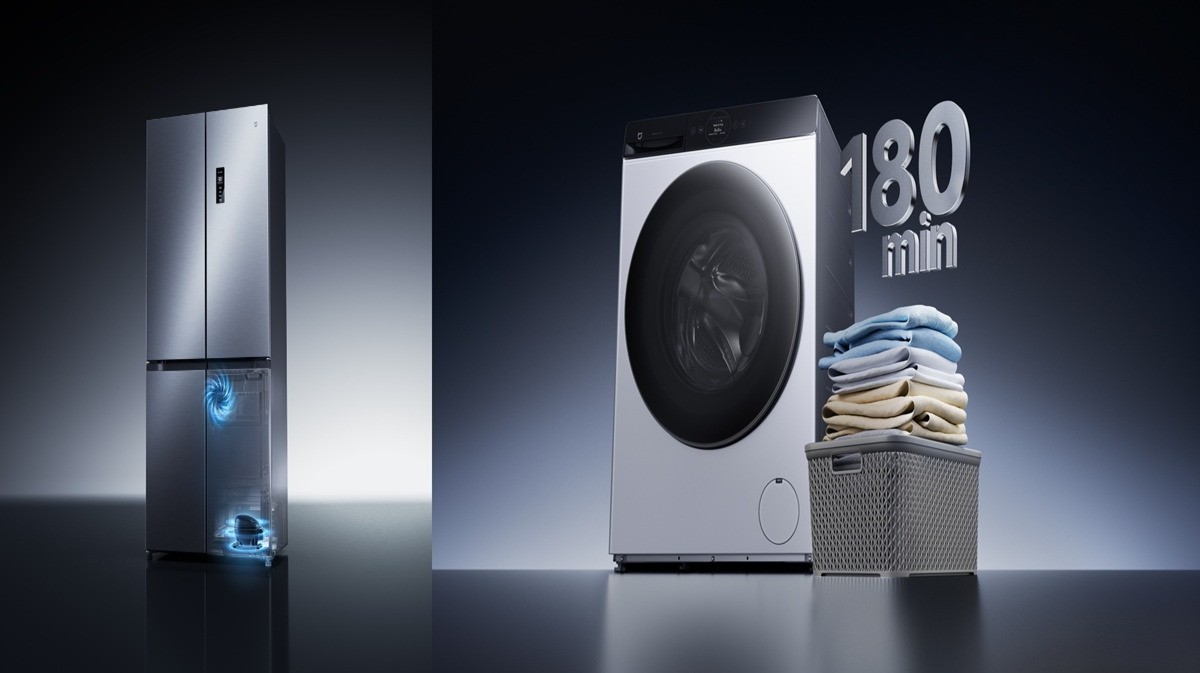 Xiaomi porta in Italia nuovi elettrodomestici smart Mijia: frigorifero Cross Door 502L e lavasciuga Washer Dryer Pro 9kg